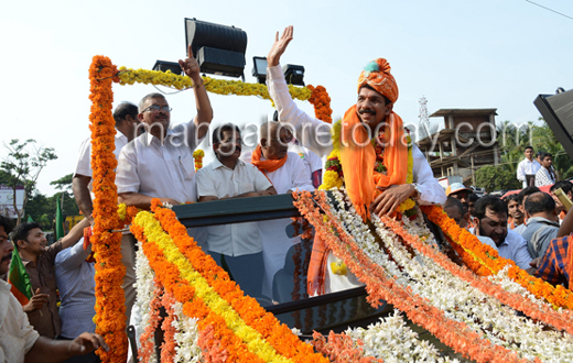 BJP Victory Rally in Mangalore